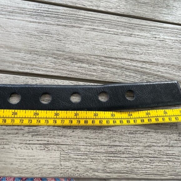 Michael Michael Kors Black Leather Wide Belt Womens Size Small - Picture 5 of 6